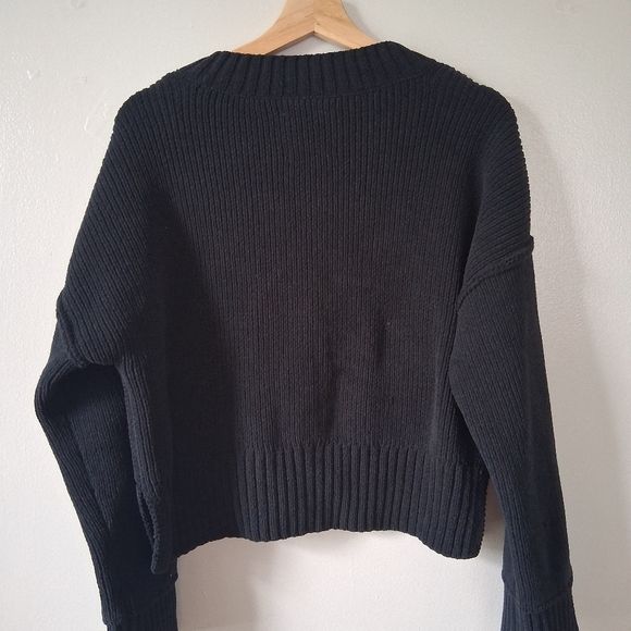 Abercrombie & Fitch Black Crop Cardigan - Picture 3 of 5
